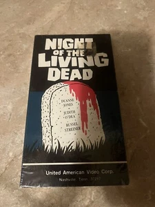 VHS Night of The Living Dead United American Video Corp B&W No. 74 unused - Picture 1 of 3