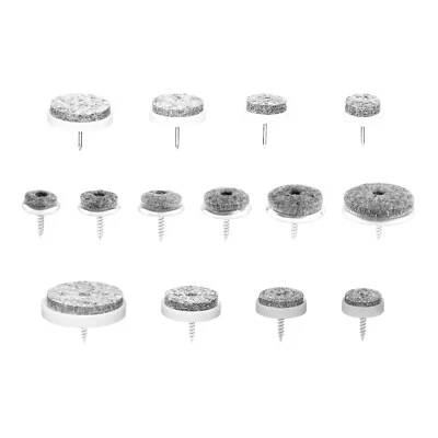 Almohadillas de Fieltro para Muebles con Tornillo Clavos Plástico Metal Ø 18- - Imagen 1 de 4
