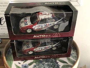 2 SIGNED RARE 1999 Bathurst 1000 HRT LOWNDES-McCONVILLE & SKAIFE-MORRIS 1/18 - Picture 1 of 7