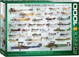 World War I Aircraft 1000 piece jigsaw puzzle 680mm x 480mm by Eurographics - Picture 1 of 1