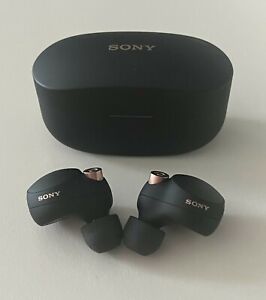New Sony WF-1000XM4 Noise Canceling Wireless LEFT or RIGHT Bud or CASE - BLACK