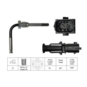LUCAS Exhaust Gas Temperature Sensor LGS6080 FOR Corsa Meriva Astra J Genuine To - Picture 1 of 6