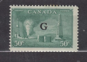 1950-1 #O24 50¢ OIL WELLS KING GEORGE VI PEACE ISSUE OFFICIALS G F-VF - Picture 1 of 2