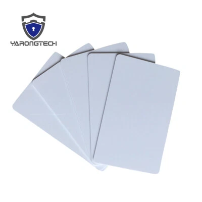YARONGTECH inkjet printable ID cards Blank white PVC for Epson & Canon double-sided -100pcs