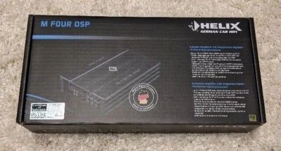 HELIX M FOUR DSP 4 Channel Car Amplifier 10-Channel DSP 100W x4 Integrated New - Image 1 of 4