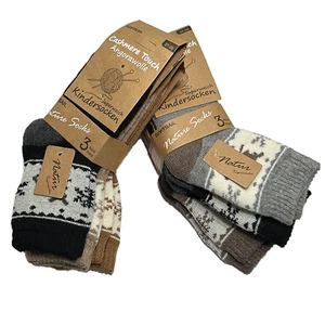 6/12 Paar Superweiche Kinder Cashmere Touch Angorawolle Socken – Kindersocken - Bild 1 von 2