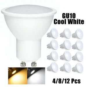 4/8/12x GU10 LED Bulbs Light Spotlight 6W Downlight Cool White House/Ceiling AU - Picture 1 of 9