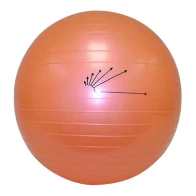 THERAQUATICS Stability Pilates Yoga Fitness 45cm Gym Exercise 18" Inflatable G BALL 7160-45