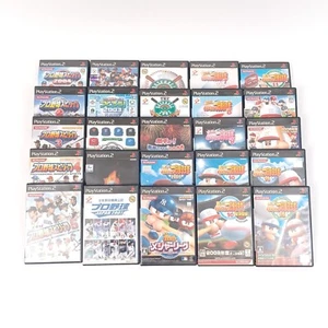 Sony PlayStation2 PS2 Lot of 25 All Baseball Games CIB Japan NTSC-J Tested - Picture 1 of 3