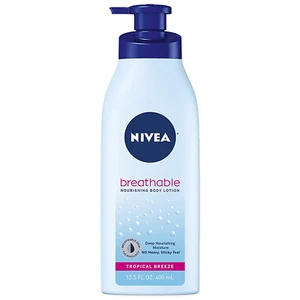 NIVEA Breathable Nourishing Body Lotion, Body Lotion for Dry Skin, 13.5 Fl Oz - Picture 1 of 14