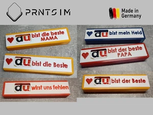 Geschenkbox passend für DUPLO Praline viele Farben und Texte - Bild 1 von 15