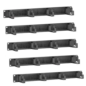 Set de 5x Panel guía cables para 1U 19" pasacables para rack de servidor - Bild 1 von 6