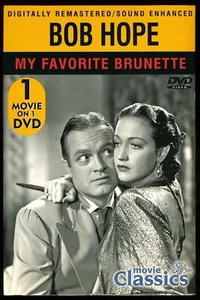 MY FAVORITE BRUNETTE DVD Starring BOB HOPE Dorothy Lamour Peter Lorre - Picture 1 of 2