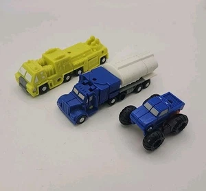 Transformers G1 Micromasters Lote Rueda Blaze & Road Burner Mudslinger Engrasador - Imagen 1 de 5