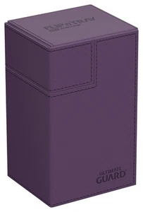 Ultimate Guard Flip`n`Tray 80+ XenoSkin Monocolor Púrpura Morado - Imagen 1 de 8