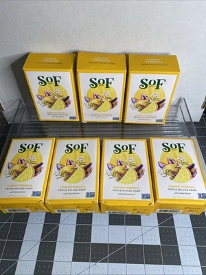7 NEW Triple Milled Bar Soap with Shea Butter, Lemon Verbena, 6 oz (170 g) 1/29 - Image 1 of 4
