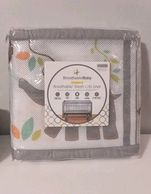Breathable Baby Mesh Crib Liner in Safari  - Image 1 of 4