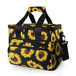 15L Leakproof Reusable Insulated Cooler Lunch Bag Office Work Picnic Hiking B... - Picture 1 of 6
