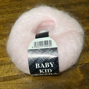 Filatura di Crosa Baby Kid Extra #344 Pink 25G 80% Mohair 20% Nylon RARE/HTF - Picture 1 of 4