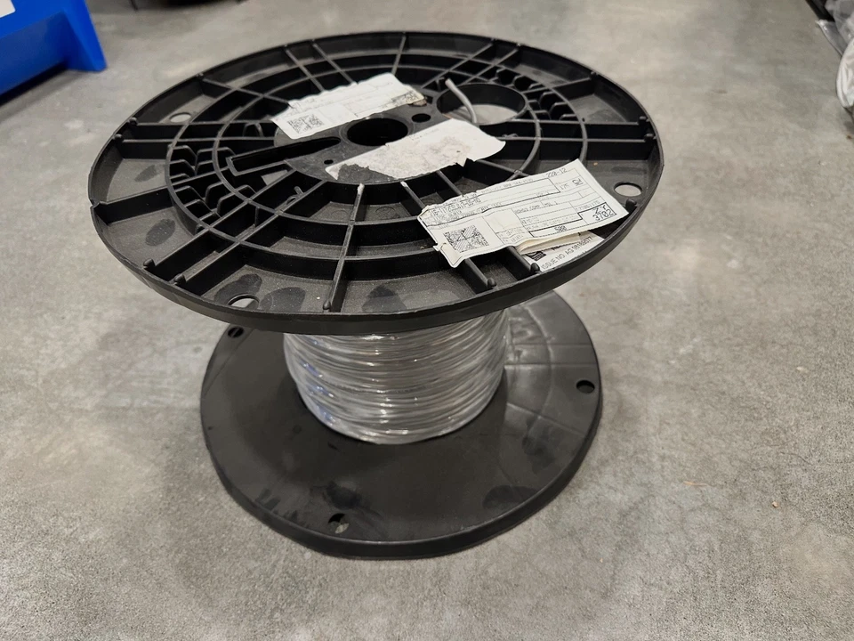 500' Alpha Wire 1173C SL002 Slate 22 AWG 3 Conductor Tinned Copper 300V - Image 1 of 2