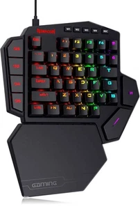 Redragon One-Handed RGB Mechanical Gaming Keyboard - Picture 1 of 3
