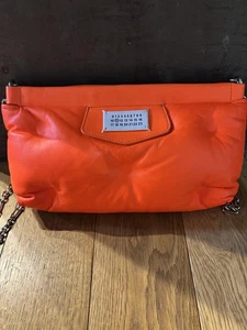 Autentica borsa a tracolla Maison Margiela catena tracolla arancione piccolo grammo slam - Foto 1 di 24