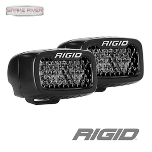 Rigid SR-M Pro Spot Diffused Midnight Surface Mount LED Lighting Pair  902513BLK - Picture 1 of 6