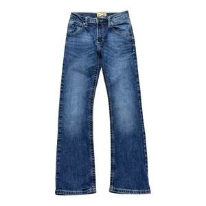Wrangler 20x Bootcut Jeans Youth Boys Size 12 Blue Denim Cowboy Western Rodeo - Picture 1 of 9
