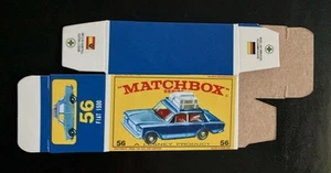 Matchbox #56 Fiat 1500 Blu 64-69 Tipo E Repro Box - Foto 1 di 2