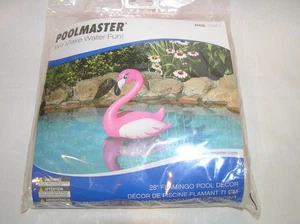 POOLMASTER FLAMINGO SWIMMING POOL DECOR FLOATING INFLATABLE 28" LONG - Picture 1 of 2