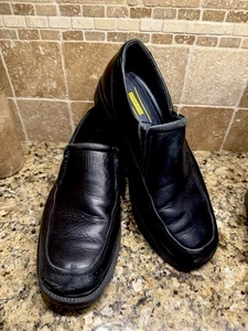 Dockers Men's Slip-On Black Leather Casual Dress Loafers Shoes Size 11M - Picture 1 of 7