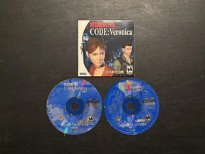 Resident Evil Code Veronica (Sega Dreamcast, 2000) Discs & Manual + Registration - Picture 1 of 17