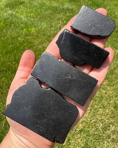 Schungitplatte, natürlicher Schungit aus Russland - Bild 1 von 10