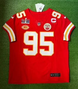 Camiseta Chris Jones Kansas City Chiefs Super Bowl 58 Nike FUSE Elite Talla 48/XL - Imagen 1 de 15
