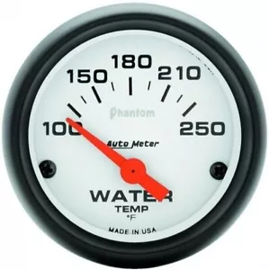 Auto Meter Phantom Series Water Temp Gauge 100-250 Degrees 5737 - Picture 1 of 1