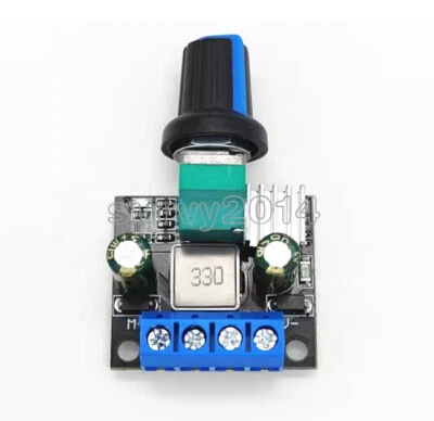 3.5A DC12V/24V PWM Motor Speed Controller LED Dimmer B10K Potentiometer knob - Bild 1 von 4