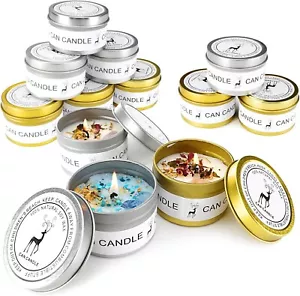 12 Pack Candles for Home Scented - 2.82oz / 80g Soy Wax Birthday Gift Christmas - Picture 1 of 6
