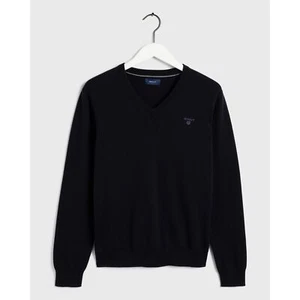 GANT Herren Marine Leichter Baumwolle V-Ausschnitt Pullover 83072 Größe 2XL - Bild 1 von 4