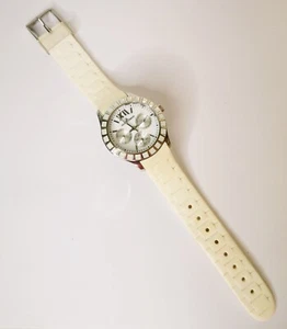 DAMENUHR JACQUES LEMANS MODELL ROM STAHL MIT SWAROVSKI QUARZ (61) - Bild 1 von 4