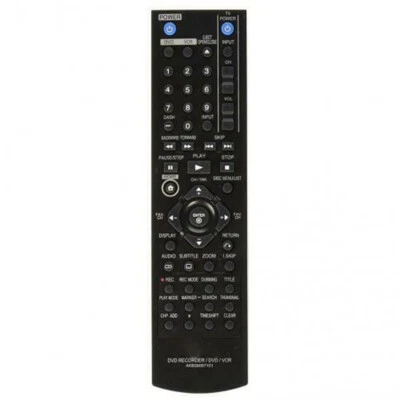 New AKB36097101 For LG DVD VCR DVDR Recorder Remote Control RC286H RC297H RC397H - Image 1 of 2