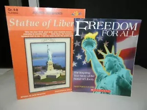 Historic Monuments STATUE OF LIBERTY Activity Book Grade 4-8 + Book - Foto 1 di 7