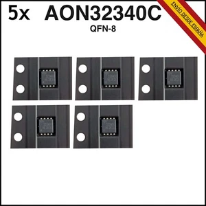 5x AON32340C AONR32340C AO32340C 32340C MOSFET QFN-8 NUEVO NEW - Foto 1 di 1