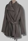 $1595 TSE for Neiman Marcus Women Gray Wrap Cashmere Quilted Jacket Size L