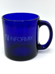 Tazza da caffè in vetro blu cobalto Informix Made in USA - Foto 1 di 6