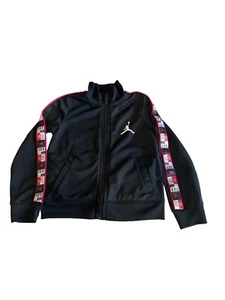 Air Jordon 1991/Signature Black Tricot Toddler Boy 2-3 Years Zip Track Jacket - Picture 1 of 5