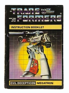 VINTAGE HASBRO TRANSFORMERS G1 MEGATRON INSTRUCTION BOOKLET USED RARE - Bild 1 von 3
