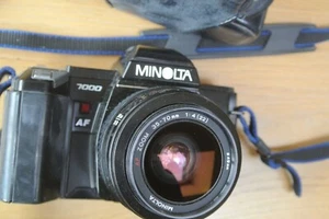 Minolta 7000 AF SLR Film Camera 35-70mm f/4 Lens  NICE WORKING - Picture 1 of 11