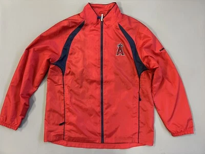 Красная бейсбольная куртка Reebok Anaheim Angels MLB для взрослых мужская размер большой - Изображение 1 из 4