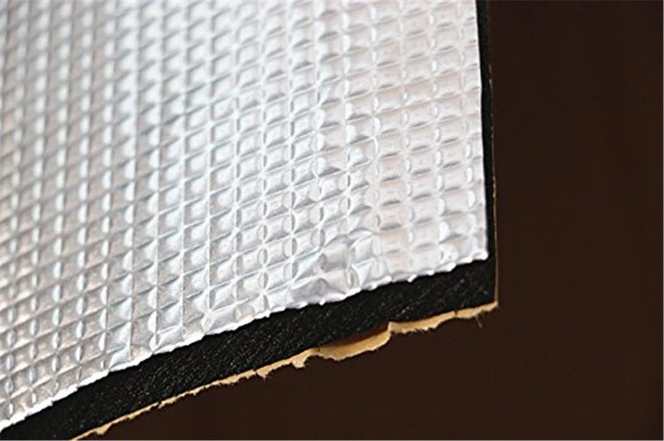 Heat Alumium Noise Insulation Car Engine Hood Pad Shield Firewall Sound Deadener - Image 1 of 4