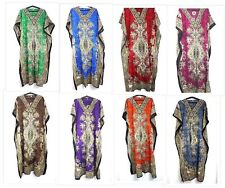 Long Kaftan dress Hippy Boho Maxi Plus Size Women Caftan Tunic Dress Night Gown